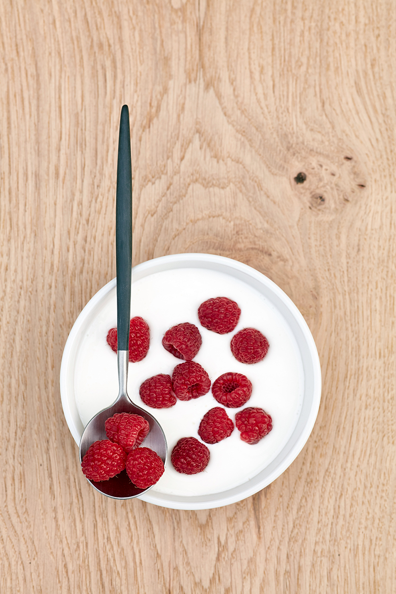 Yoghurt detox framboises