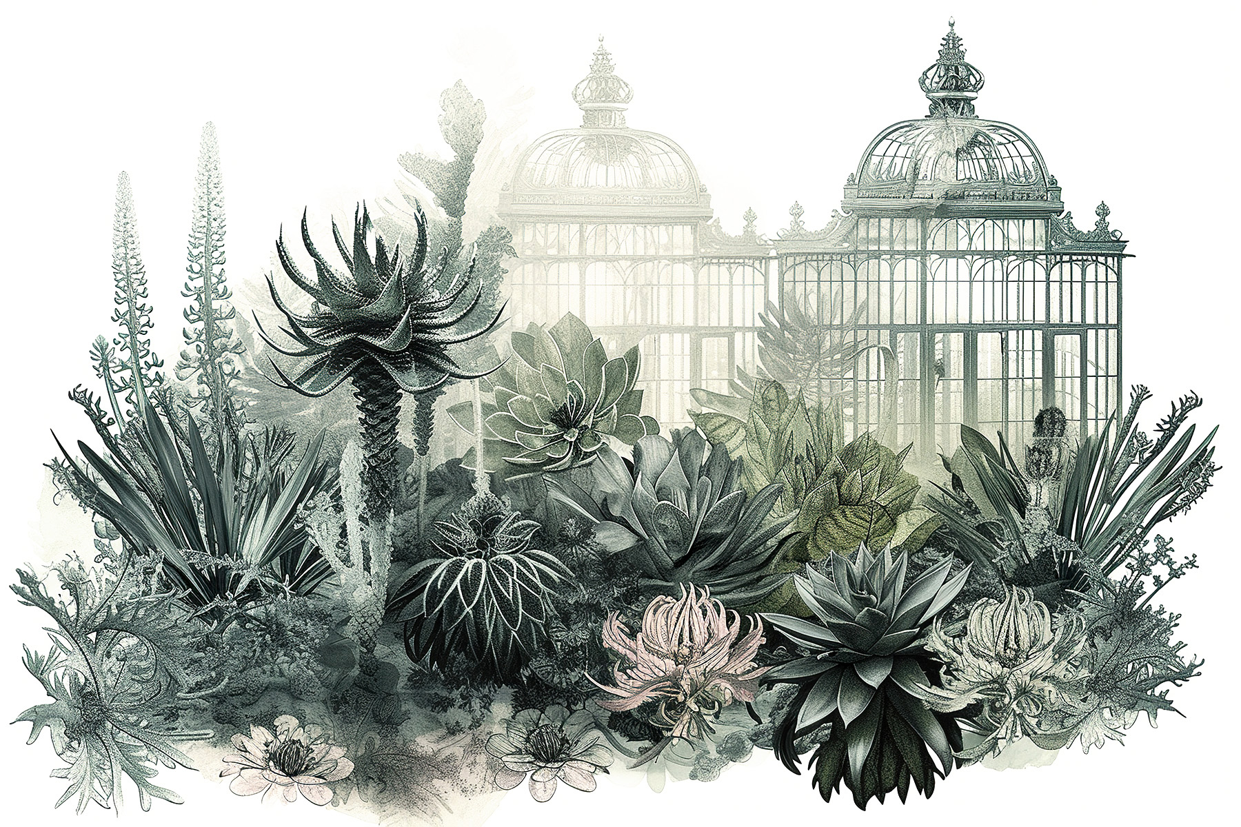 Echium fantasia blooming in surreal soil