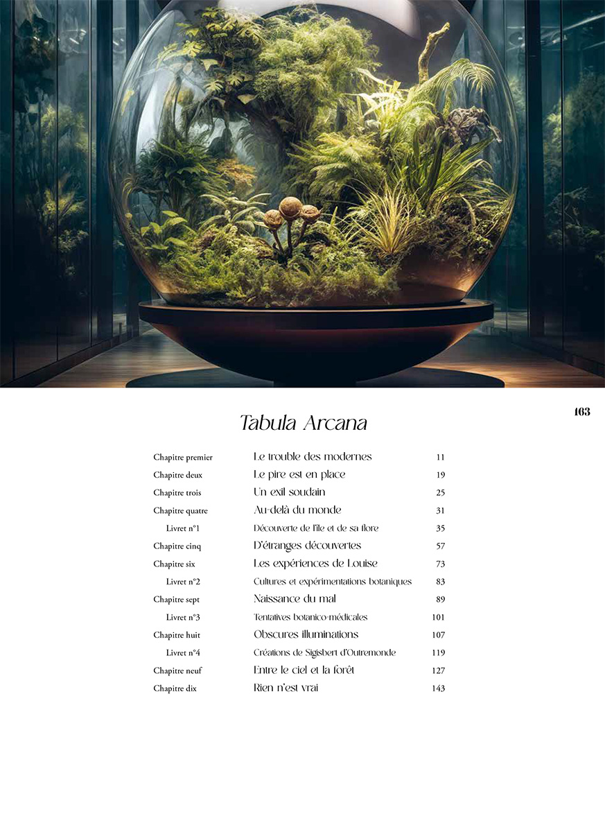 Images of the Natural History Museum of the Future, glass flowers display