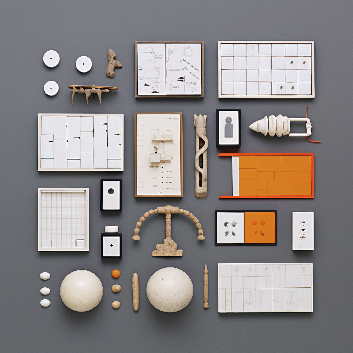 A flat view of non-real technical objects
