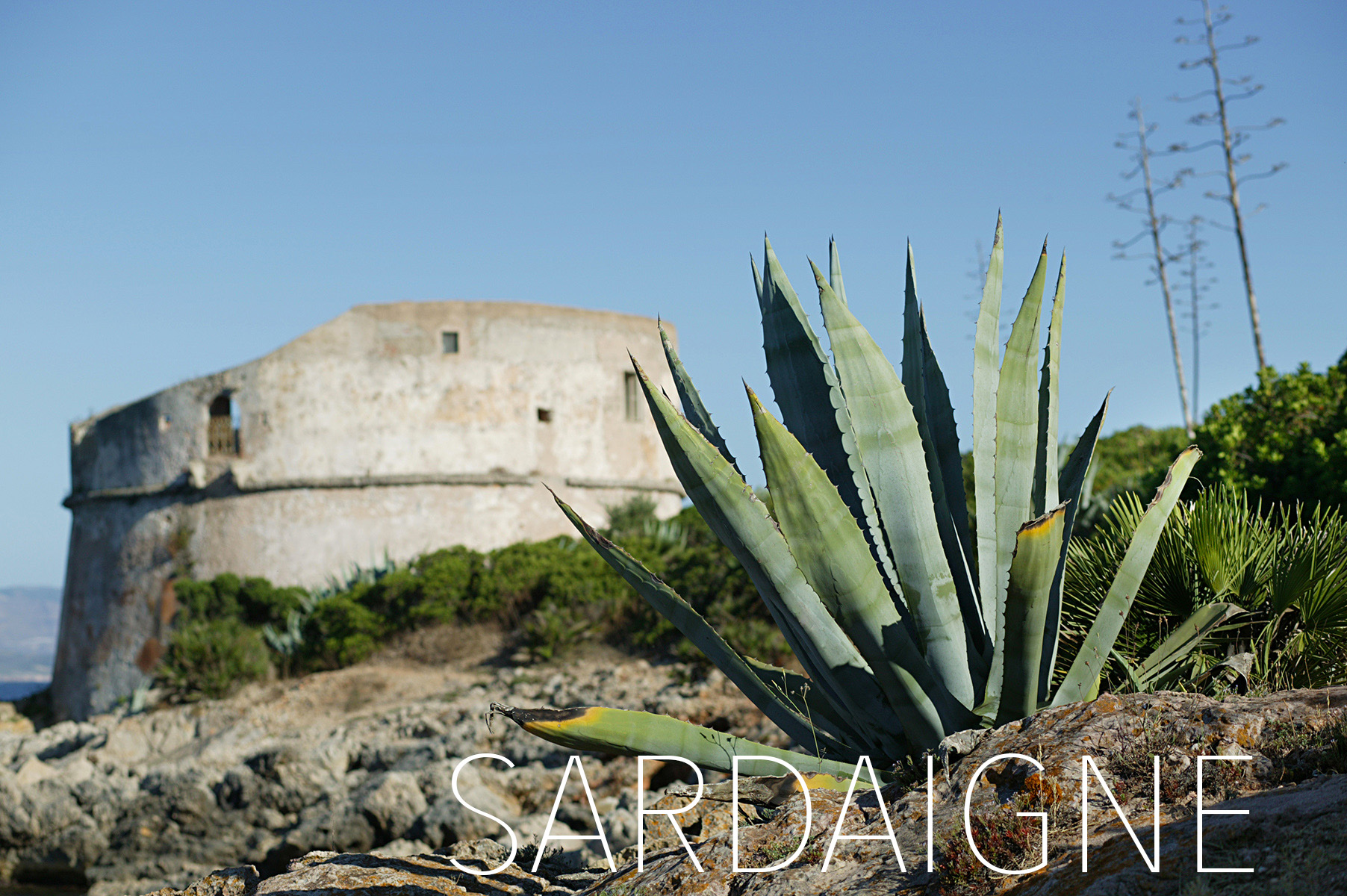 Sardaigne, tour de Lazzaretto