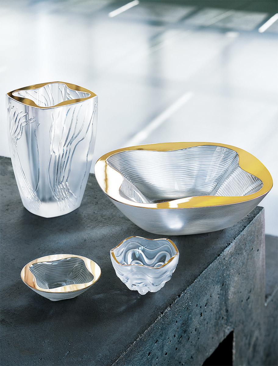 Catalogue Le Printemps - Coupes et vases en cristal Baccarat,